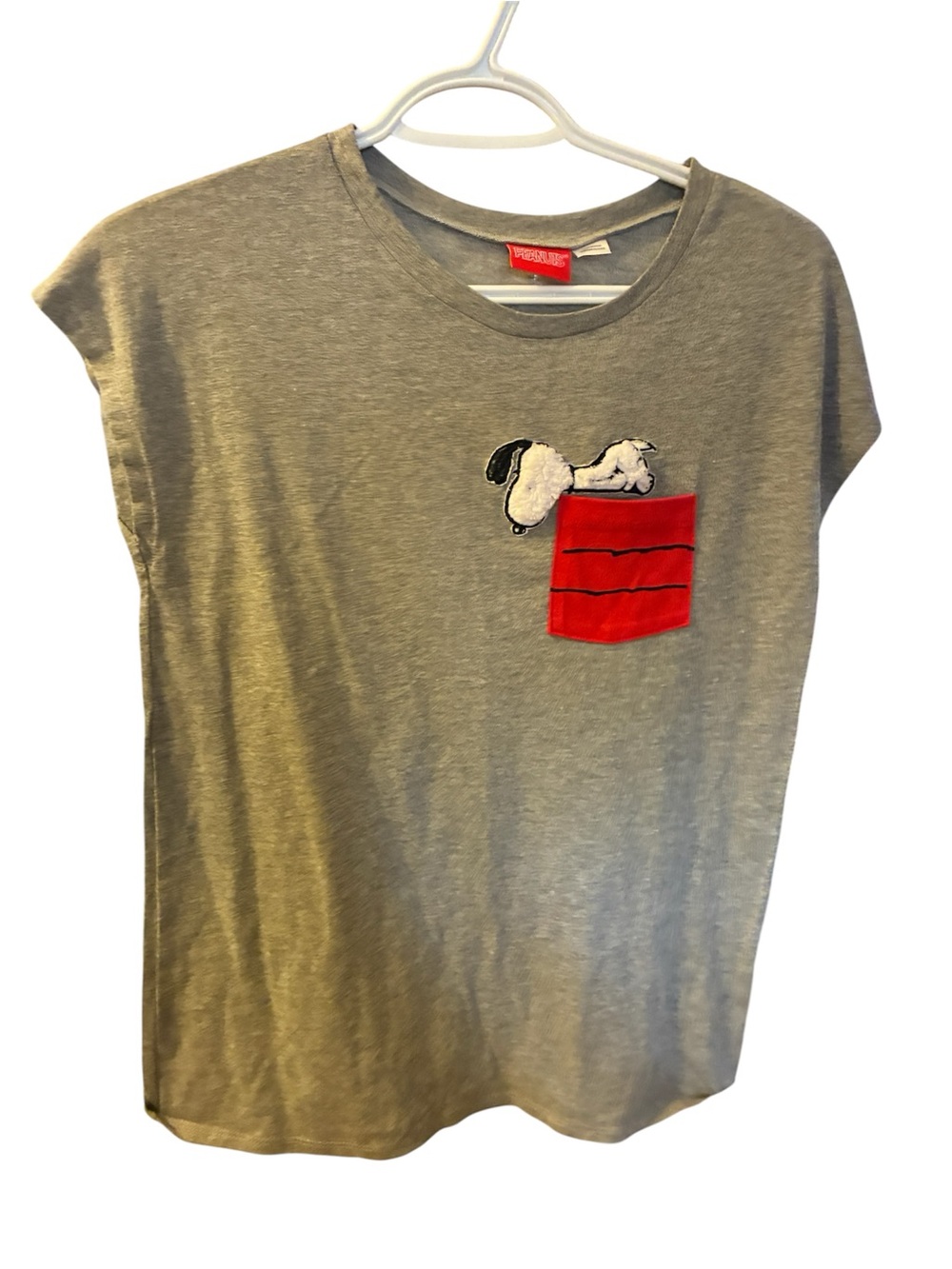 Peanuts Snoopy short Sleeve Pocket Tshirt Small